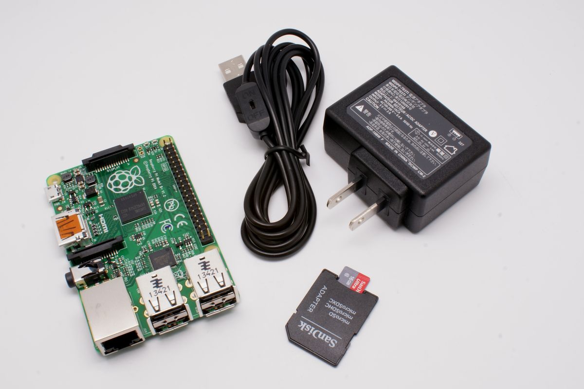 Raspberry Pi B+ 電源 16G 套件