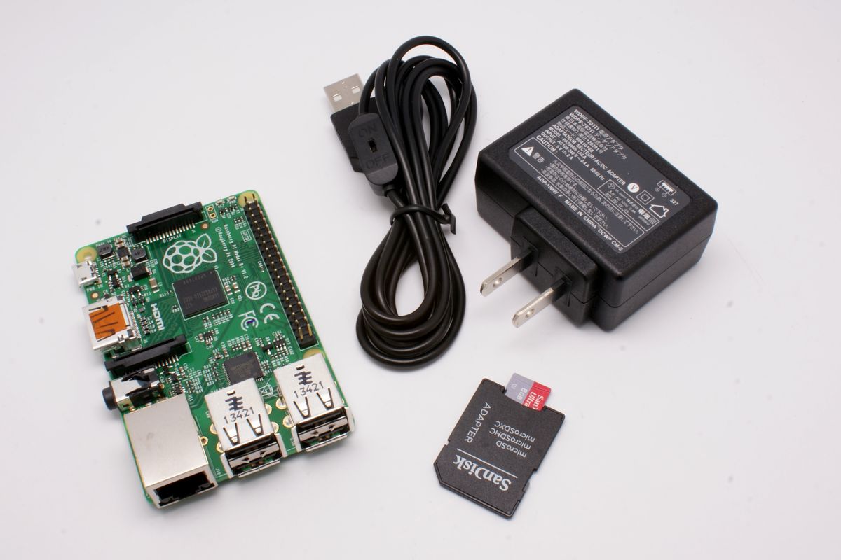 Raspberry Pi B+ 電源 8G 套件