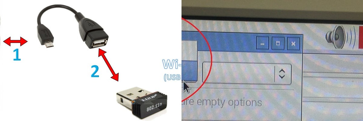 (WiFi)OTG + WiFi Dongle