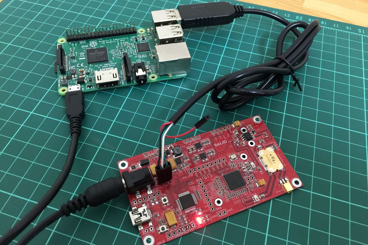 Raspberry Pi 和 AS3992 相連