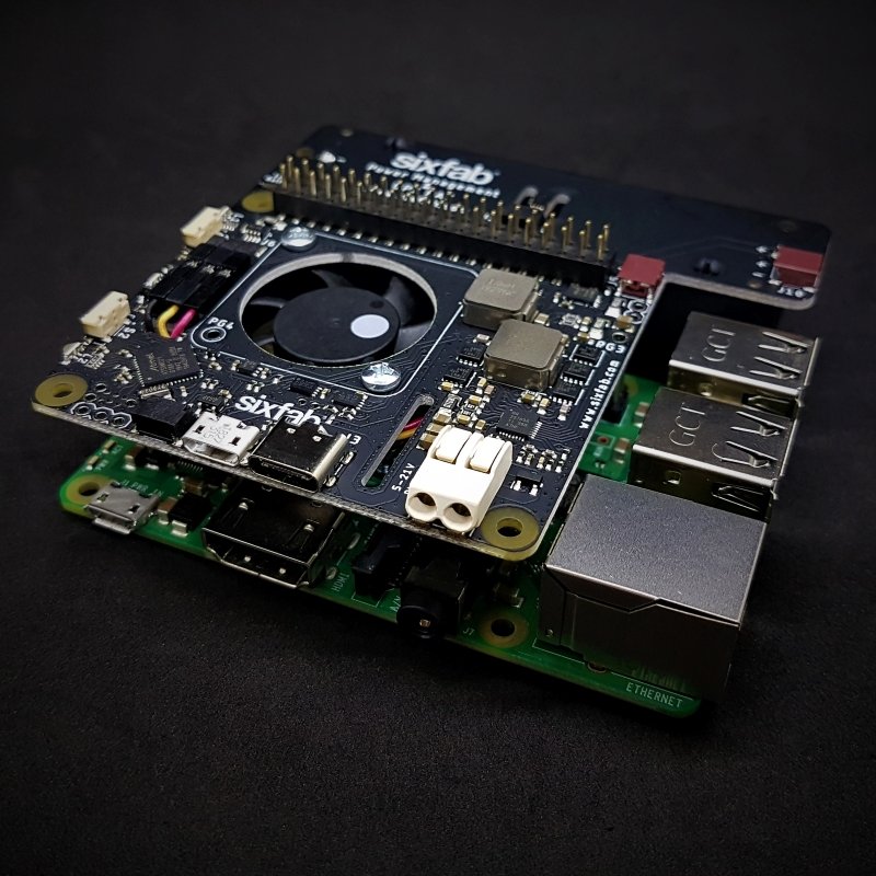 和 Raspberry Pi 結合的 Sixfab UPS 擴充板