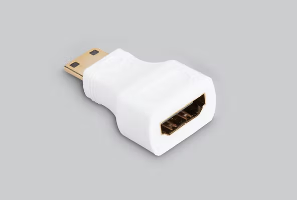 Mini HDMI C/Male to HDMI A/Female adapter